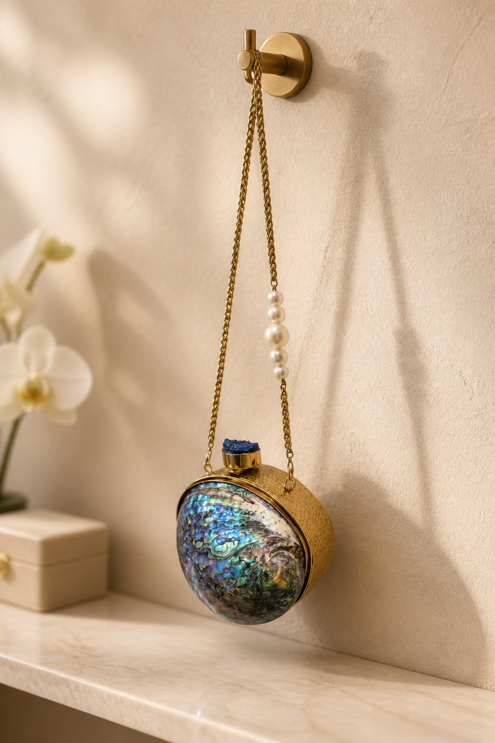 MINI ABALONE CLUTCH – Green