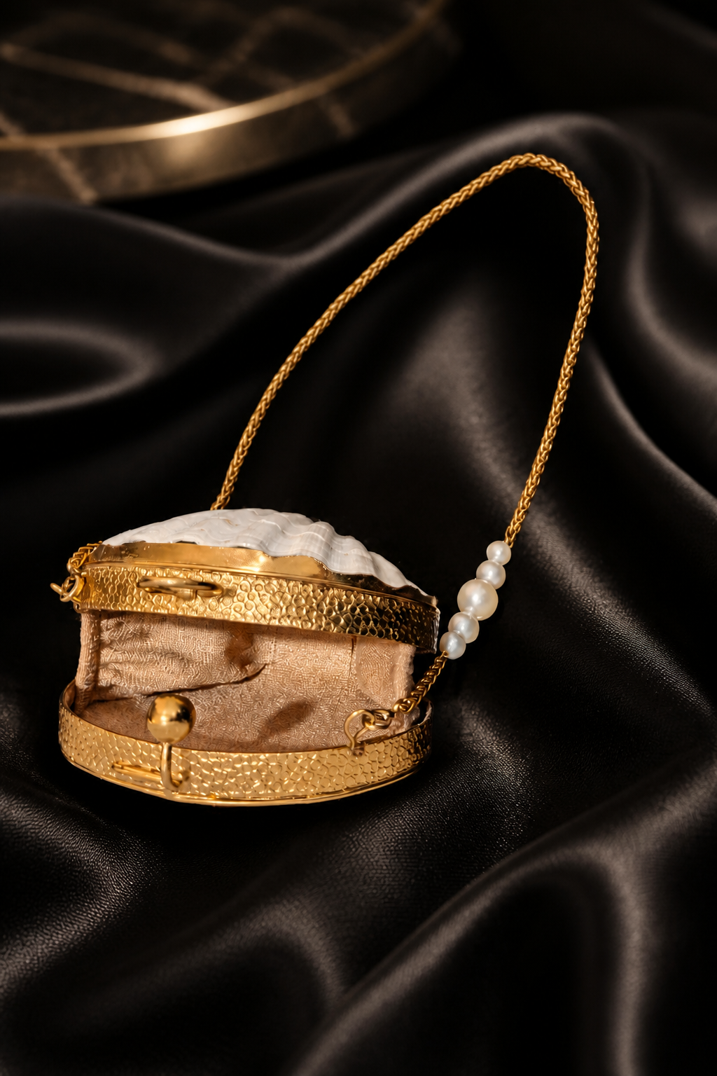 Sea shell mini clutch