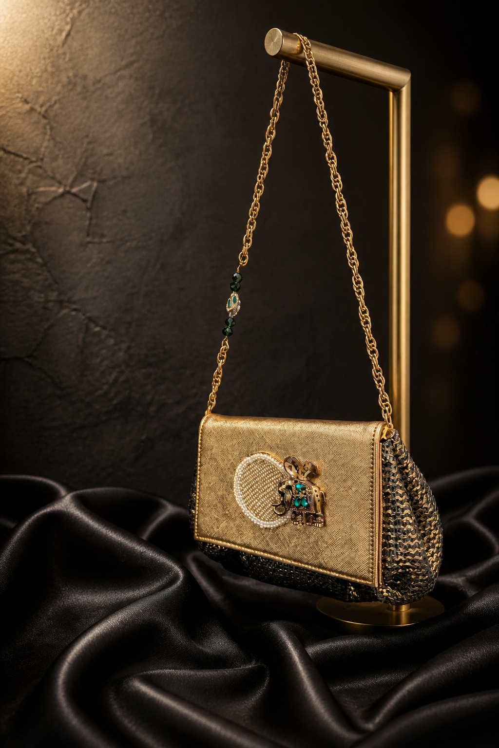 Elephant batua bag