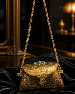 Antique Gold Mini Sling Bag