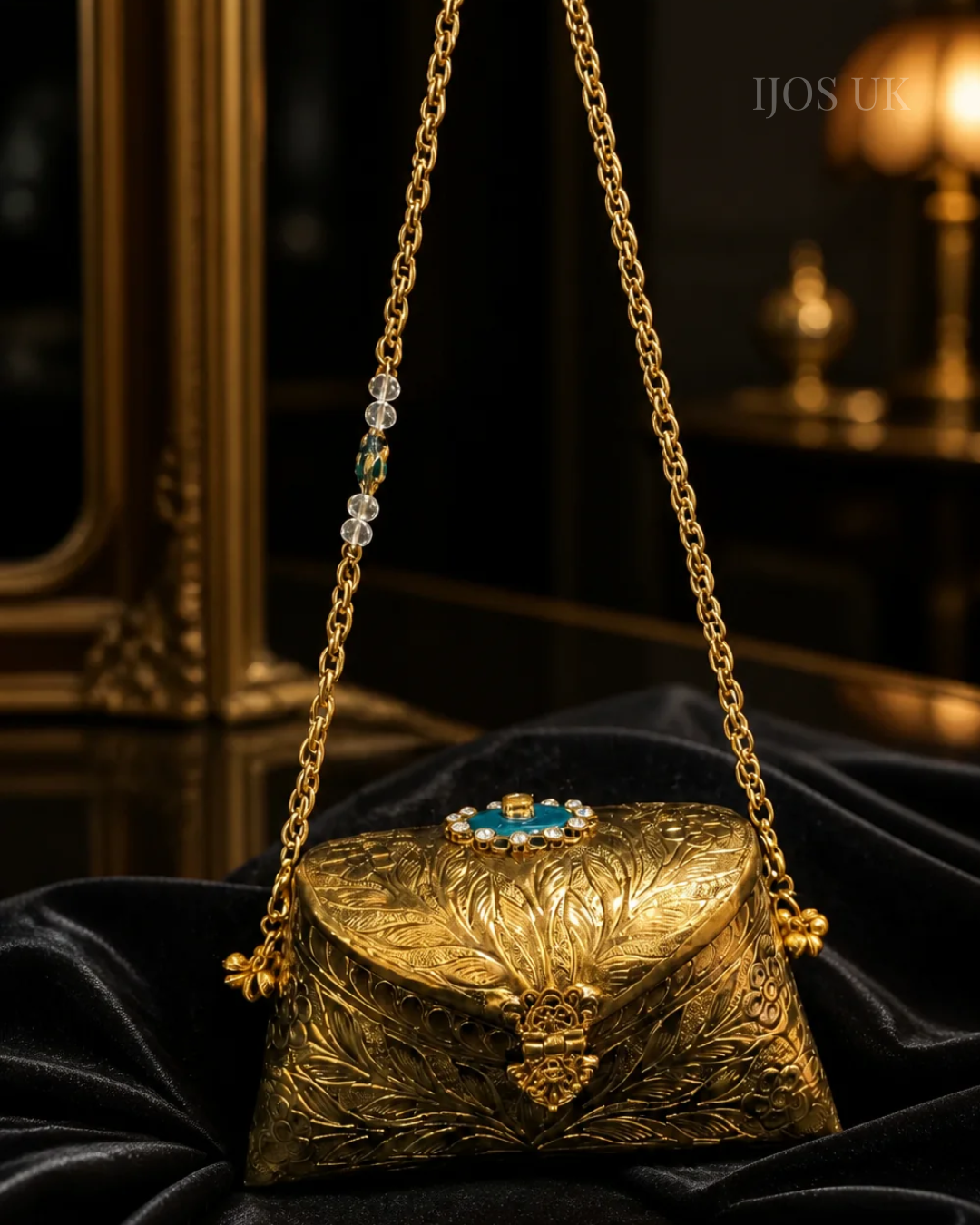 Antique Gold Mini Sling Bag