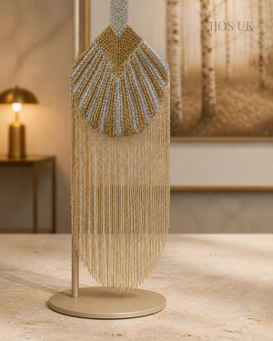 Auric Fringe Handle Bag