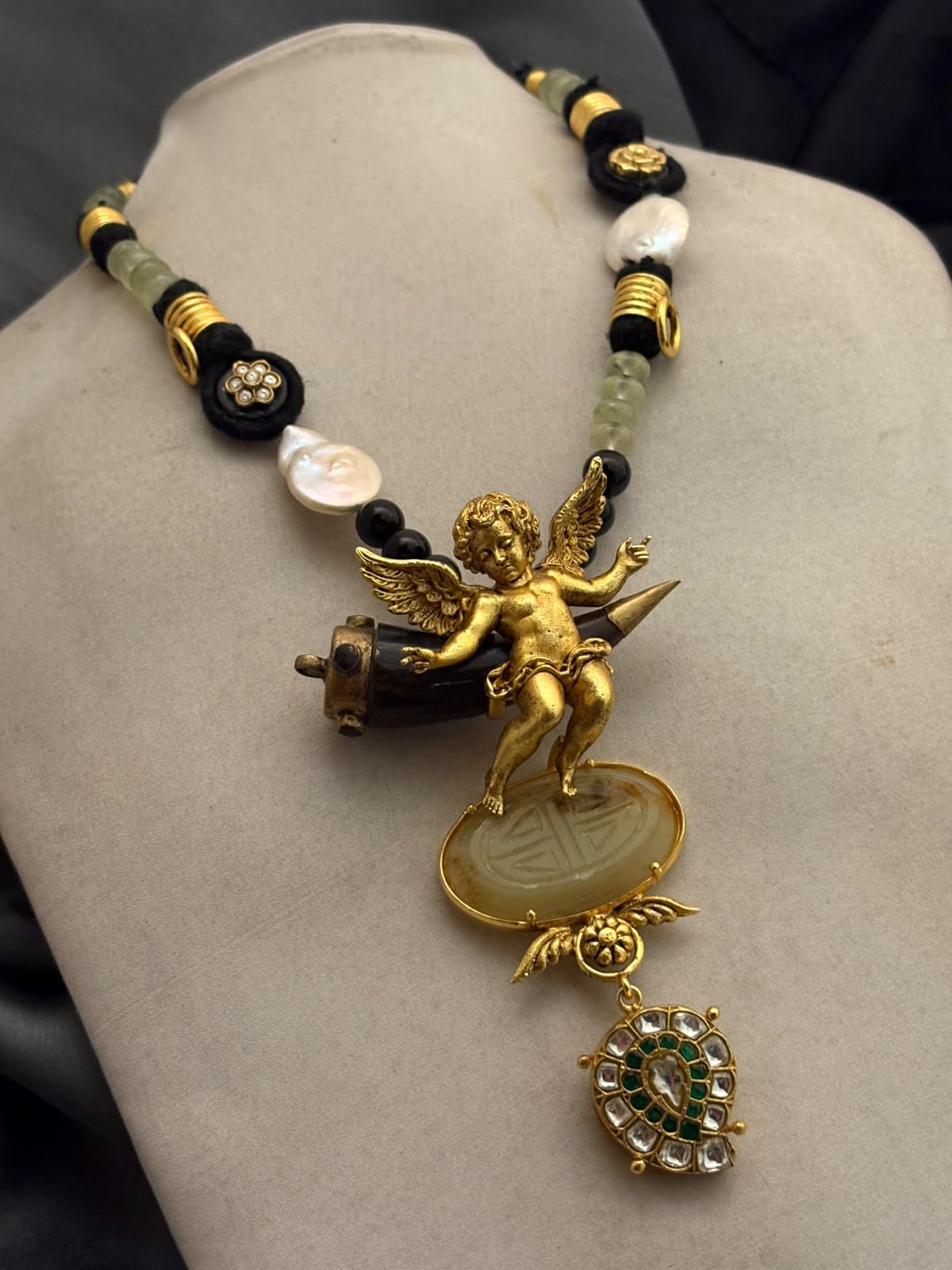 Cherub Motif Unique Pendant