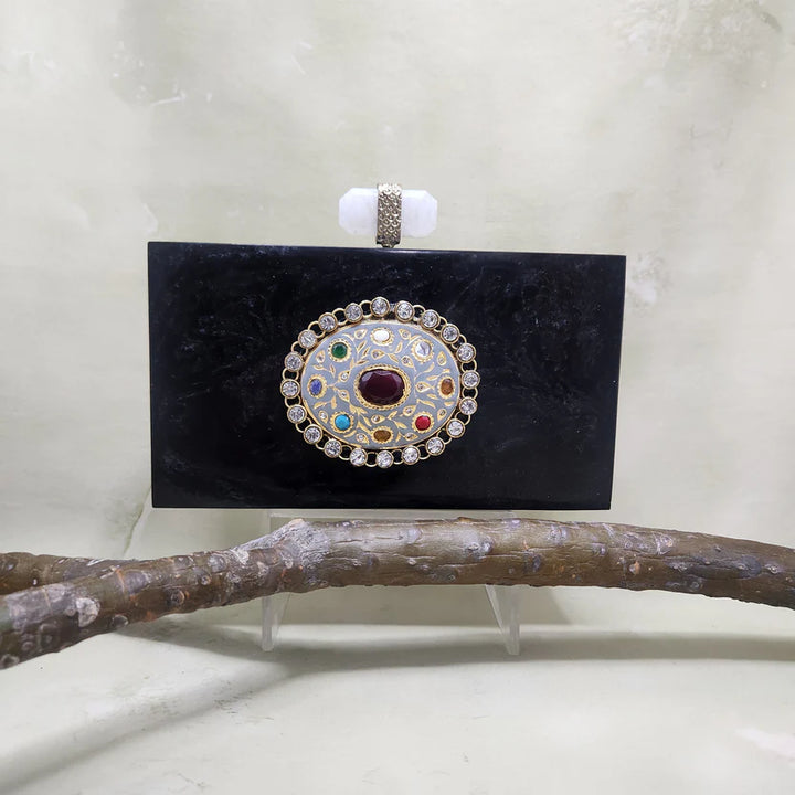 Meenakari Marvel Clutch