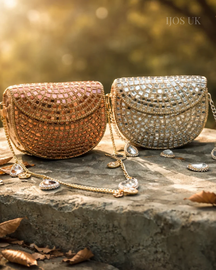 Mini Mirror Charm Sling Bag