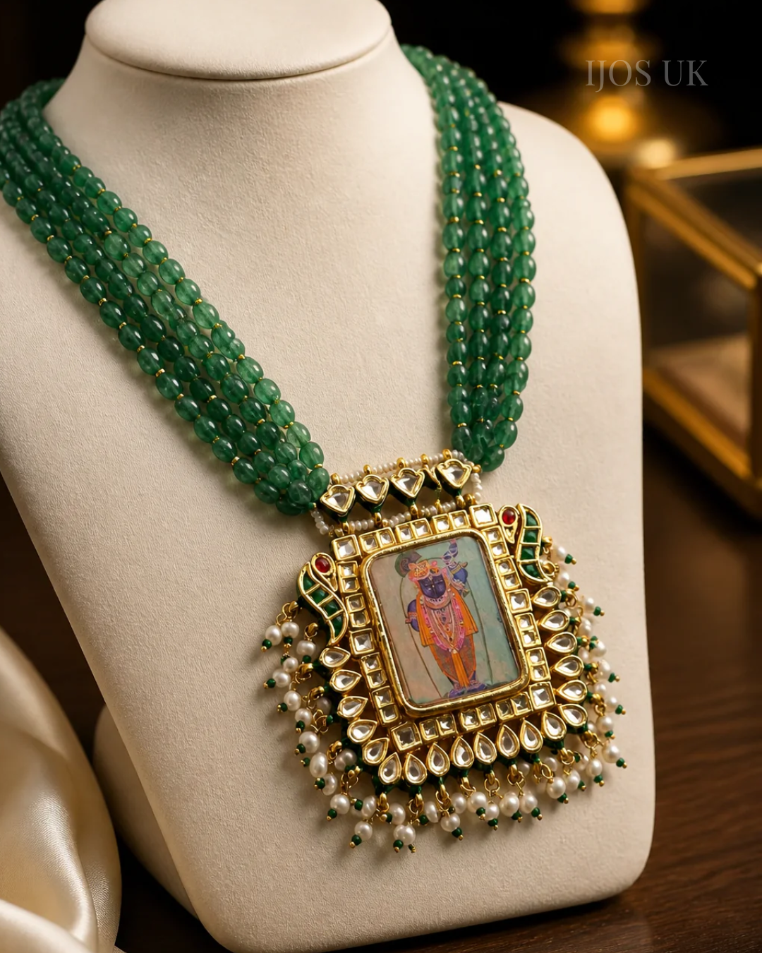 Miniature Painting ShrinathJi Necklace