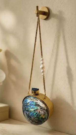 MINI ABALONE CLUTCH – Green