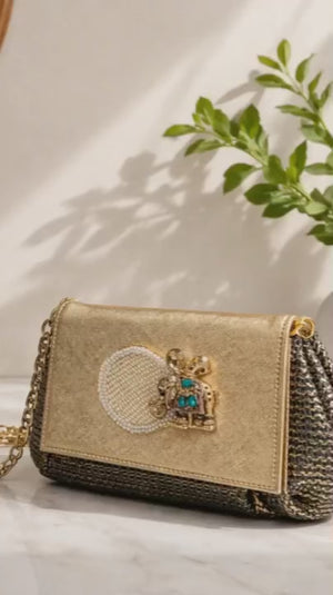Elephant batua bag