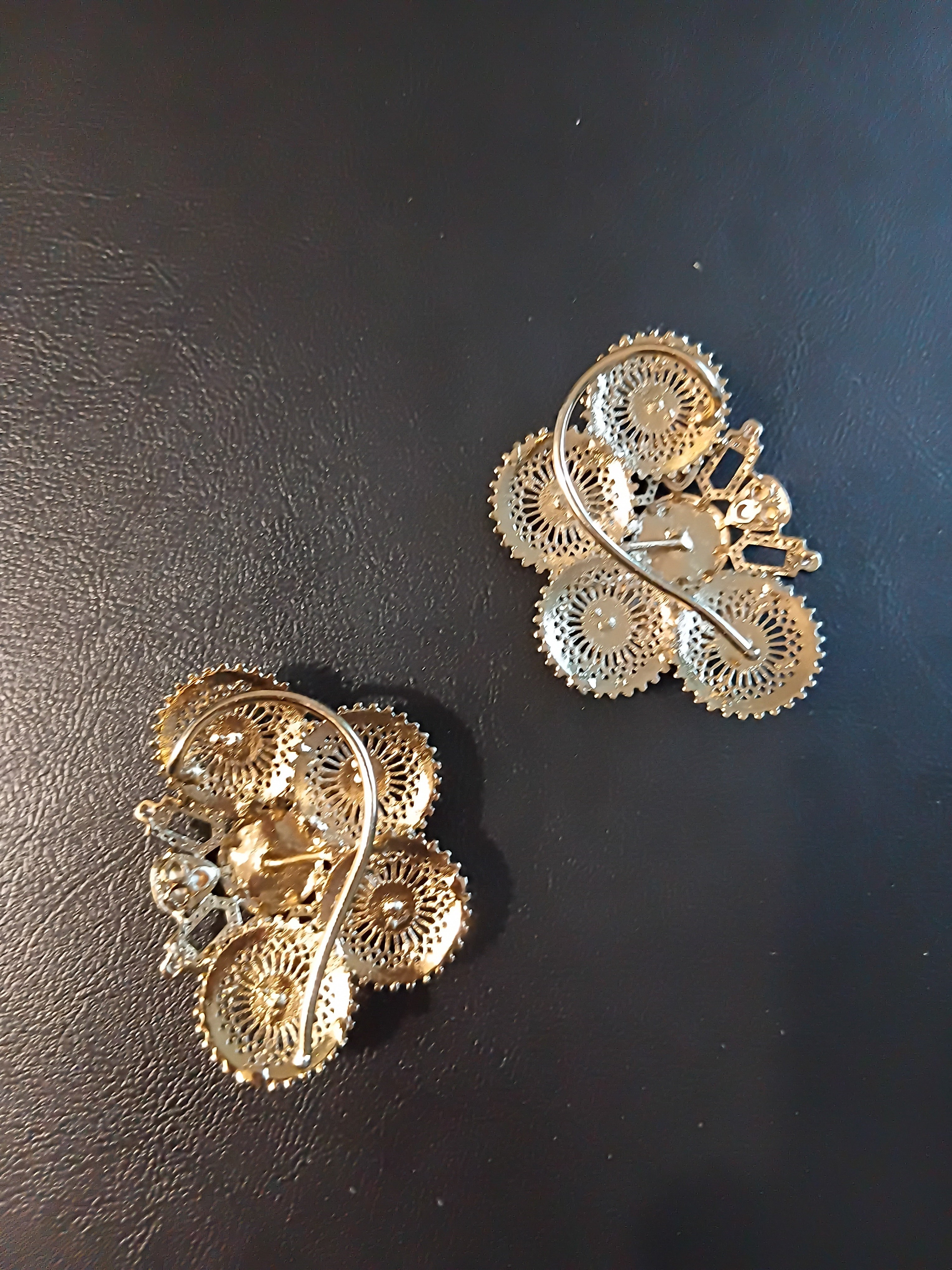 Floral Kundan Cuff Earring